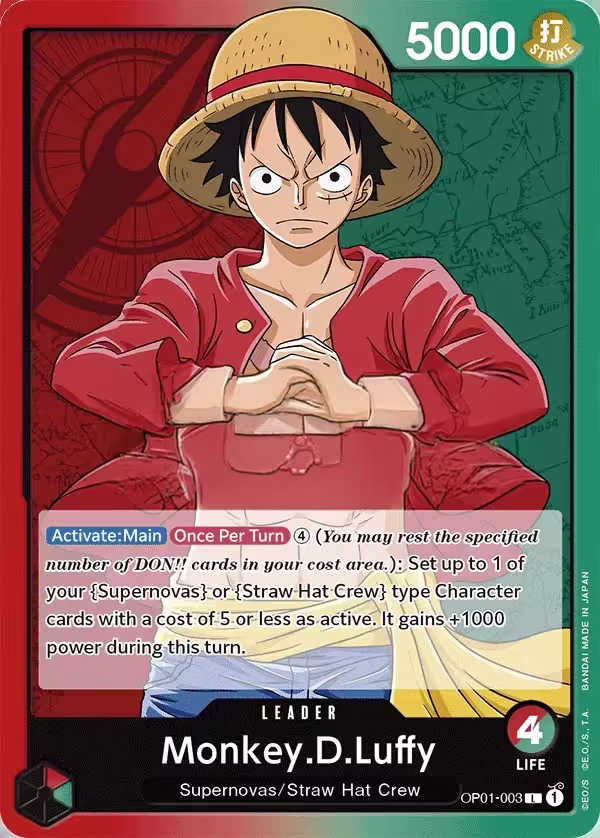 Monkey D. Luffy Leader OP01